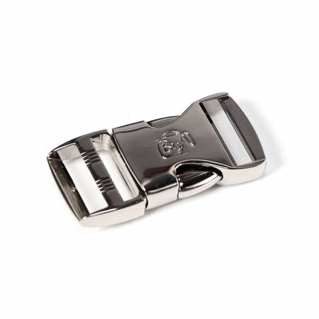 Side Release Buckle - 1in Nickel 1pc