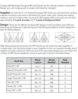 Scrappy Half-Rectangle Triangle Foundation Paper-Piecing Pad
