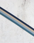 1- 1/2" Striped Coastal Webbing - PER QUARTER METRE