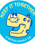 Sewing Sticker Tin and Stickers