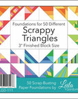 3 inch Scrappy Triangle Foundation Paper-Piecing Pad