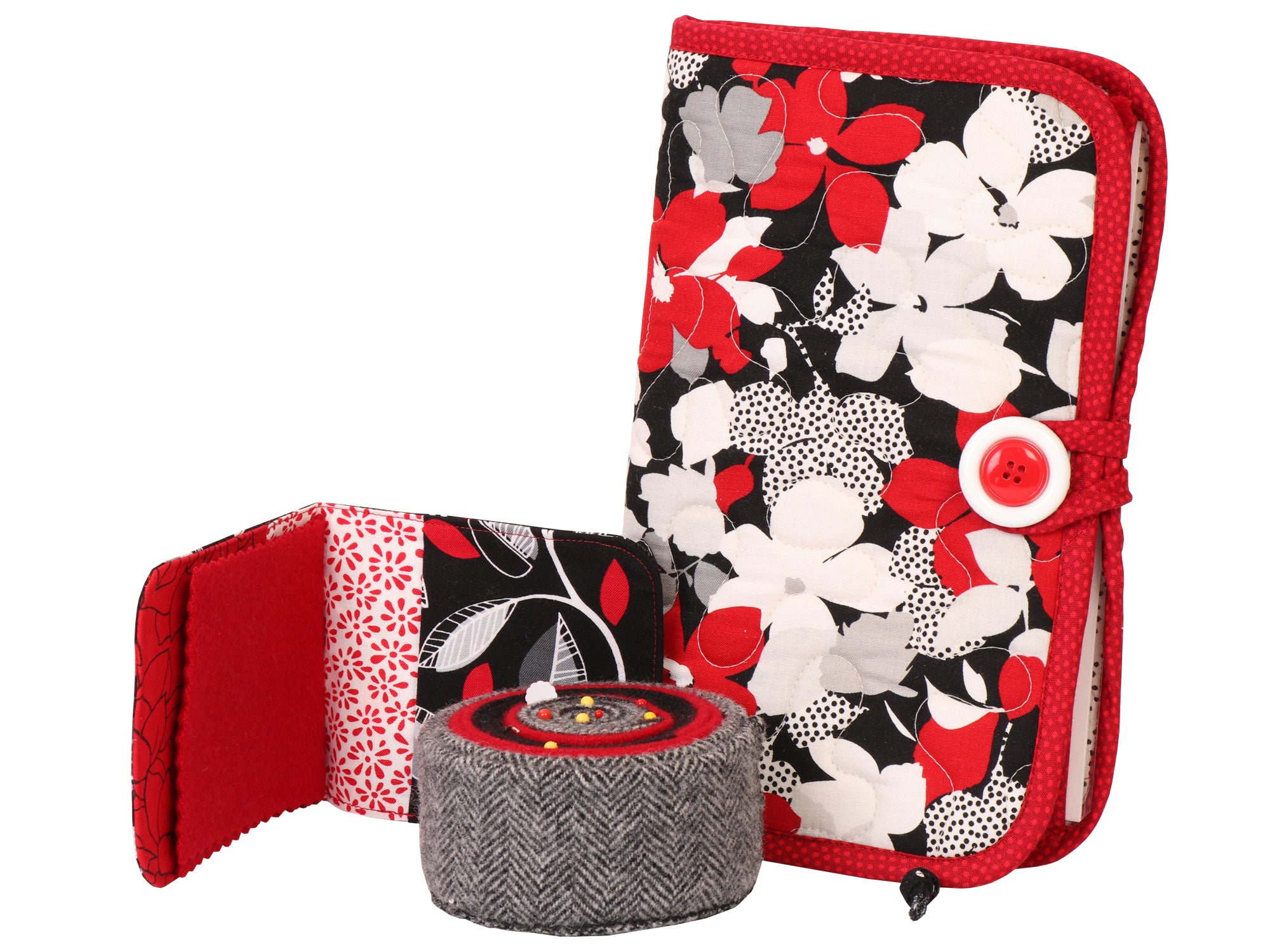 Needle Cases & Wool Pincushion - by Annie