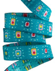 Mini Suns Blue - 3/8" - Odile Bailleoul - PER QUARTER METRE