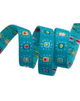Mini Suns Blue - 3/8" - Odile Bailleoul - PER QUARTER METRE