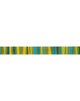 Green Fanciful Stripes - 3/8" - Odile Bailleoul - PER QUARTER METRE