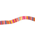Red Fanciful Stripes - 3/8" - Odile Bailleoul - PER QUARTER METRE