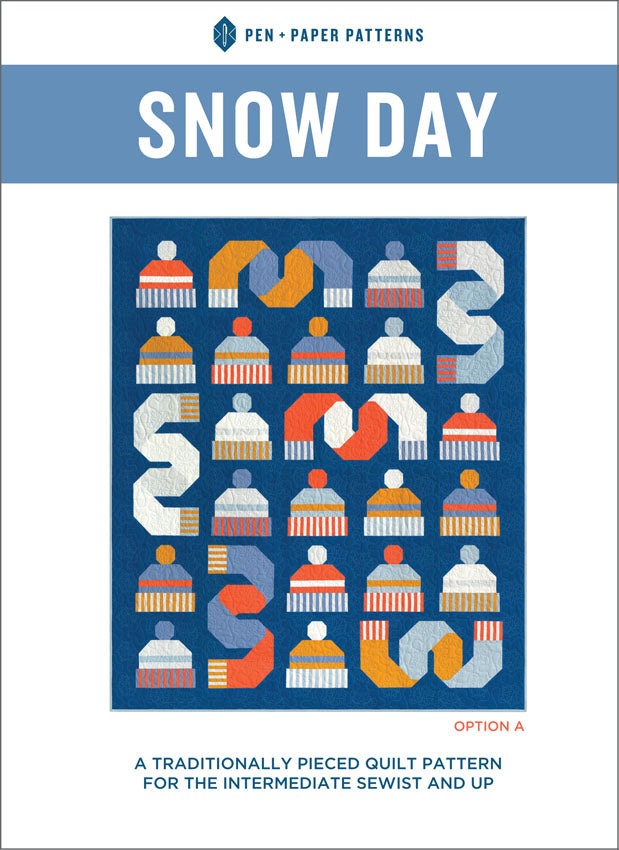 Snow Day Quilt Printed Pattern