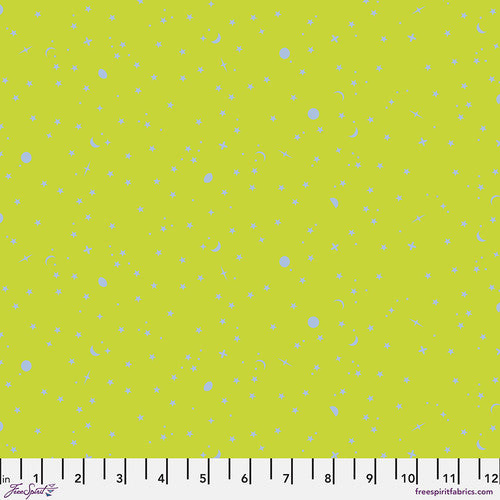 True Colors 2025 - Space Sprinkles Lightning Bug - Tula Pink -  PER QUARTER METRE / 10" CUT