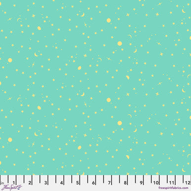 True Colors 2025 - Space Sprinkles Seaglass - Tula Pink -  PER QUARTER METRE / 10" CUT
