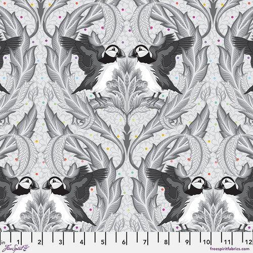 Huffin and Puffin Graywork fabric Tula Pink