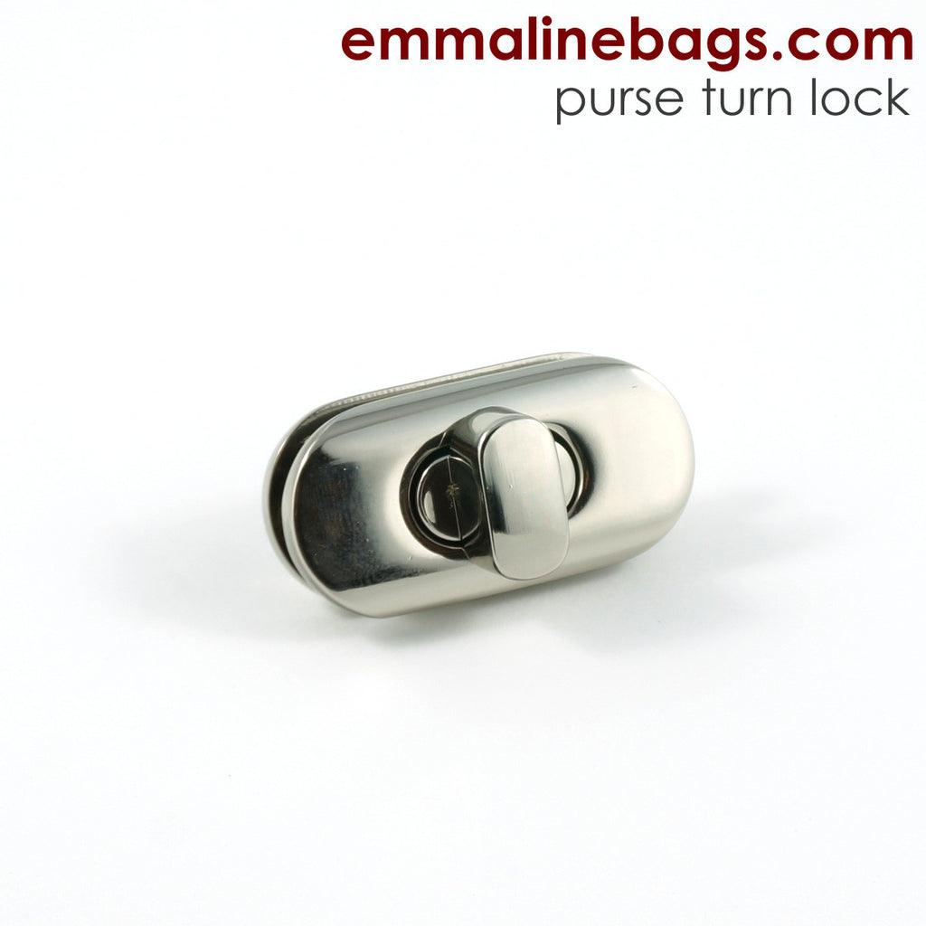Small Turn Lock - Nickel