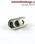 Small Turn Lock - Nickel