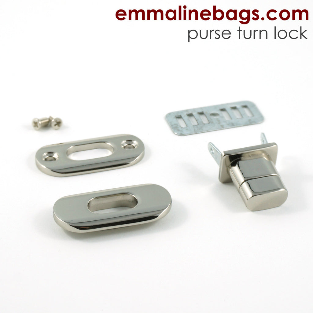 Small Turn Lock - Nickel