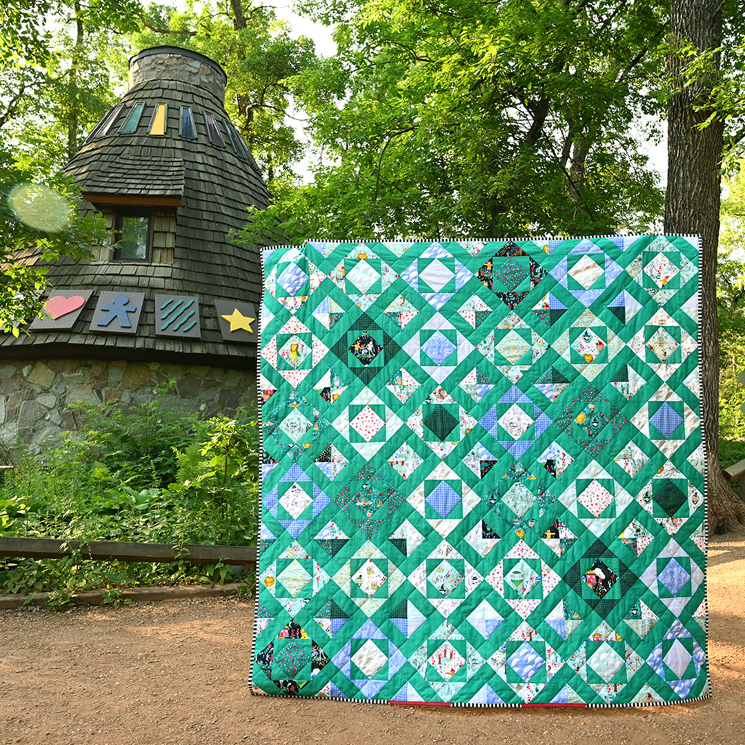 Raw Diamond Quilt Pattern