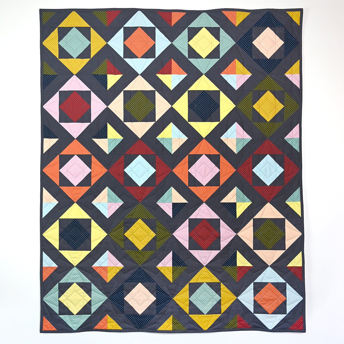 Raw Diamond Quilt Pattern