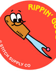 Sewing Sticker Tin and Stickers