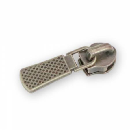 Four #5 Textured Zipper Pulls Gold Four #5 Textured Zipper Pulls Gold