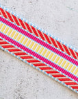 1- 1/2" Railroad Track Neon Webbing - PER QUARTER METRE