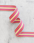 1- 1/2" Railroad Track Neon Webbing - PER QUARTER METRE
