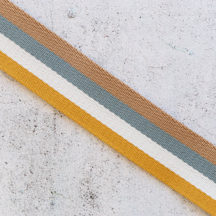 1- 1/2" Striped Beach Breeze Webbing - PER QUARTER METRE