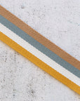 1- 1/2" Striped Beach Breeze Webbing - PER QUARTER METRE