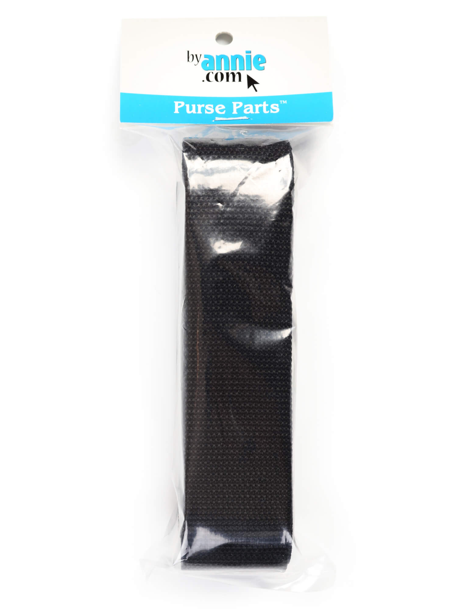 1 1/2" Inch Strapping - Black - 3 yard package