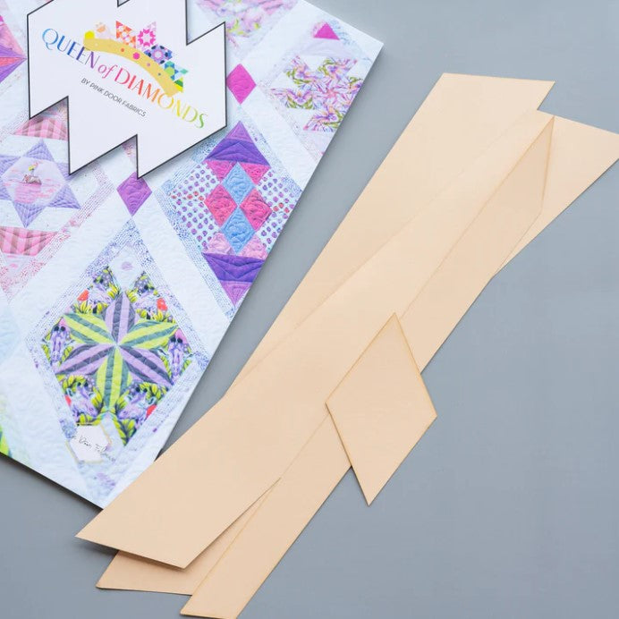 Queen of Diamonds: Lattice + Corner Stone Paper Pieces Only