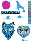 Graywork Holographic Sticker Pack