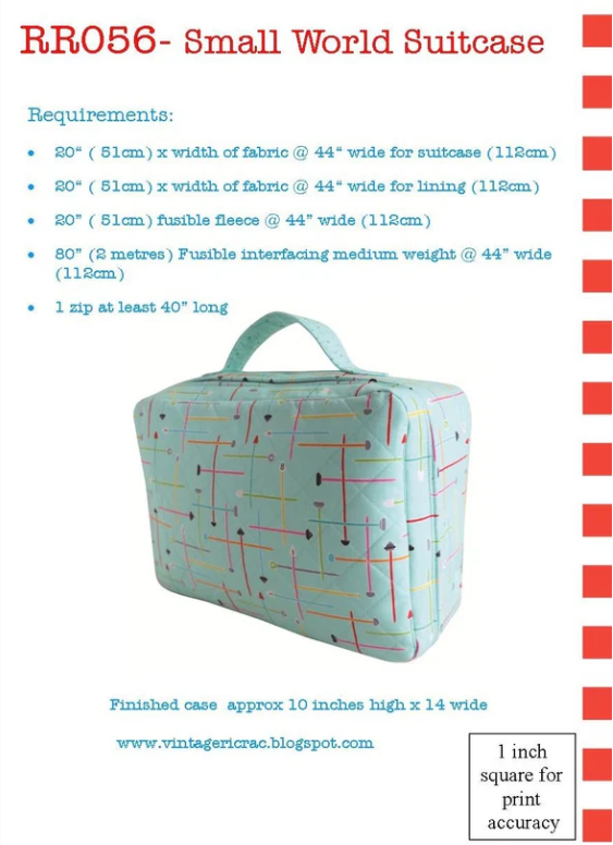 Small World Suitcase Pattern