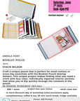 Booklet Pouch - 1 day In Person Workshop with Stacie Wilson - Saturday, June 7th 2025