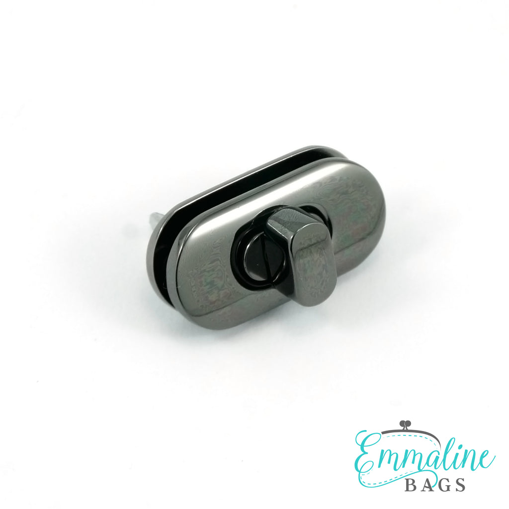 Small Turn Lock - Gunmetal