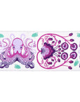 PRE ORDER MAY 2026 - Floral Reef Octogarden in Ultraviolet 1 7/8" - Tula Pink - PER QUARTER METRE