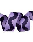 PRE ORDER MAY 2026 - Floral Reef Big Squiggle in Ultraviolet 1 1/2" Webbing- Tula Pink - 3yd Pack