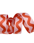 PRE ORDER MAY 2026 - Floral Reef Lil Squiggle in Coralline 1" Webbing- Tula Pink - 3yd Pack