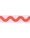 PRE ORDER MAY 2026 - Floral Reef Lil Squiggle in Coralline 1" Webbing- Tula Pink - 3yd Pack