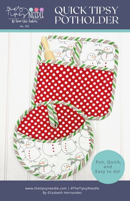Quick Tipsy Pot Holder Pattern & Insul Bright Combo Pack