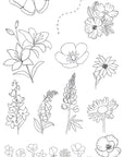 Stick N Stitch - Blooms