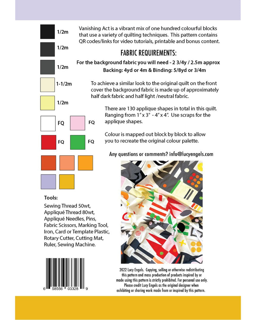 Vanishing Act Quilt Pattern