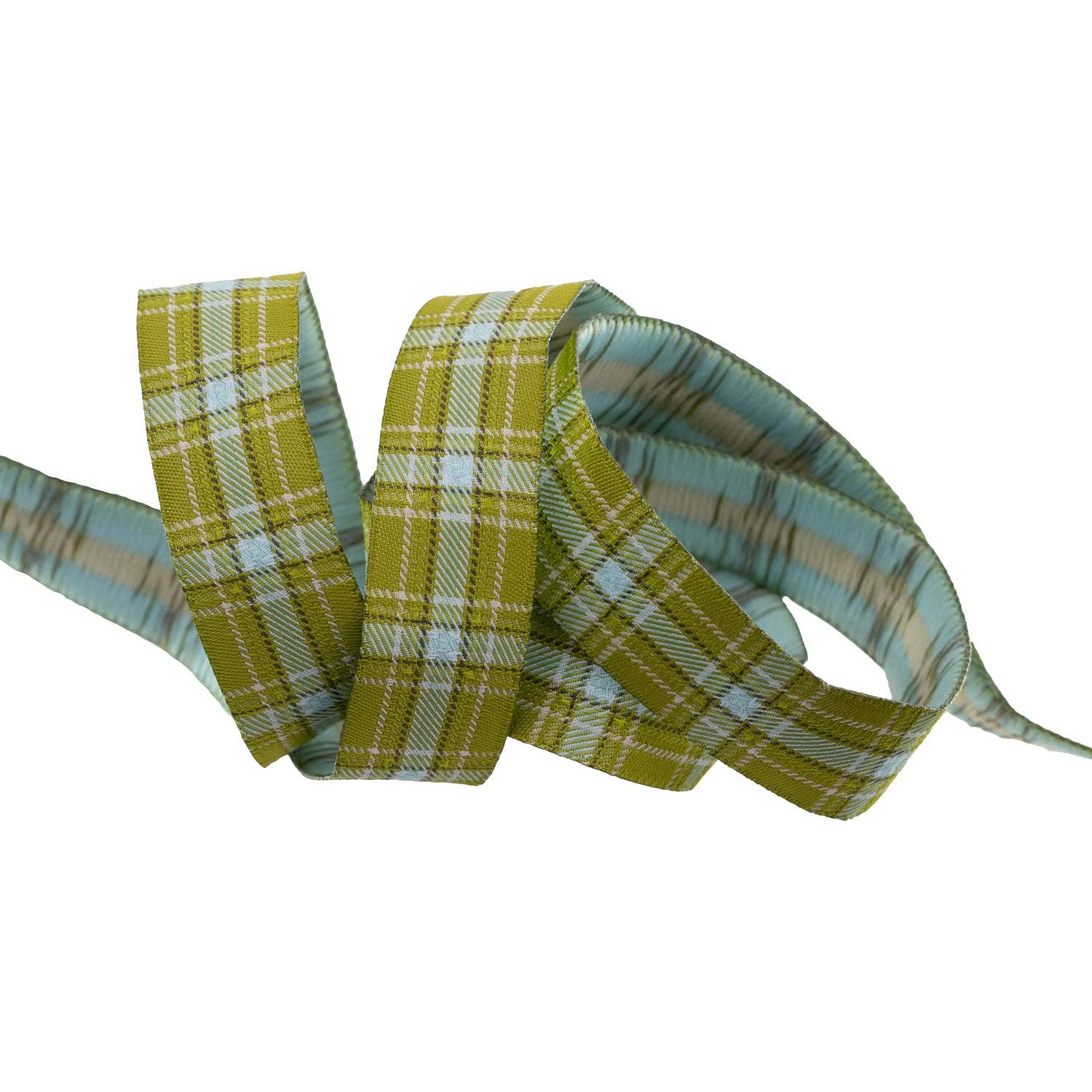 Plaid Perfection in Green - 7/8" width - The Great Outdoors