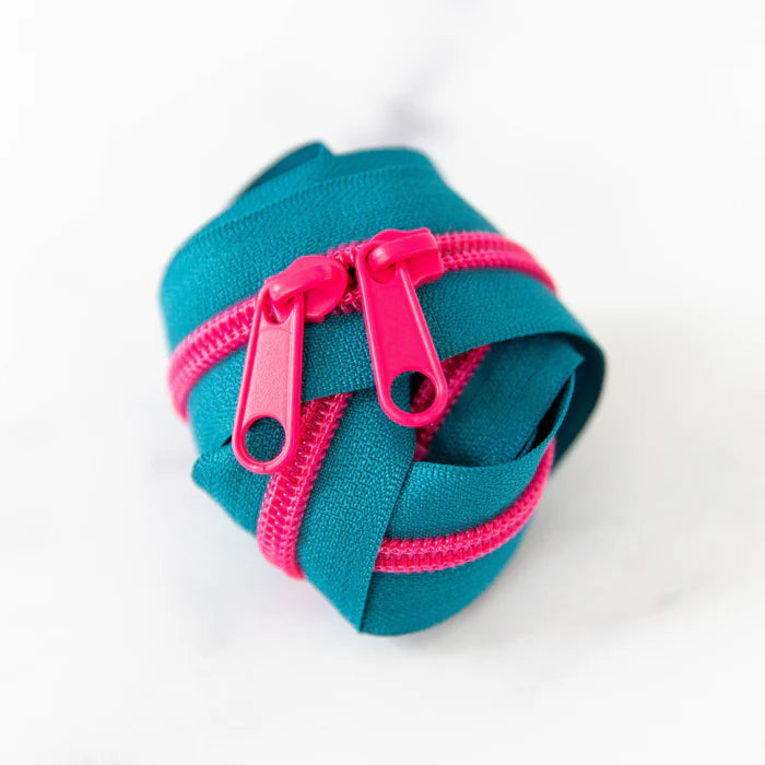 30" Zipper - Double Pull in Electric Youth