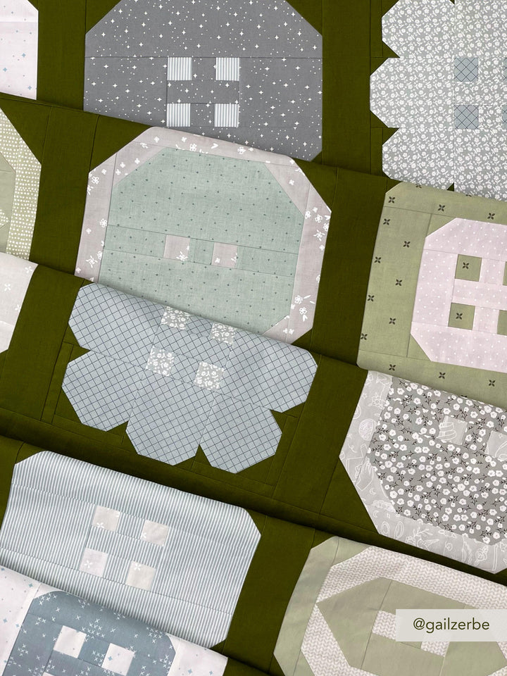 Buttoned Up Quilt Printed Pattern