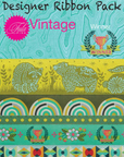 Tula Pink - Vintage Green - Ribbon Designer Pack