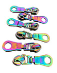 Iridescent Rainbow Zipper Pulls
