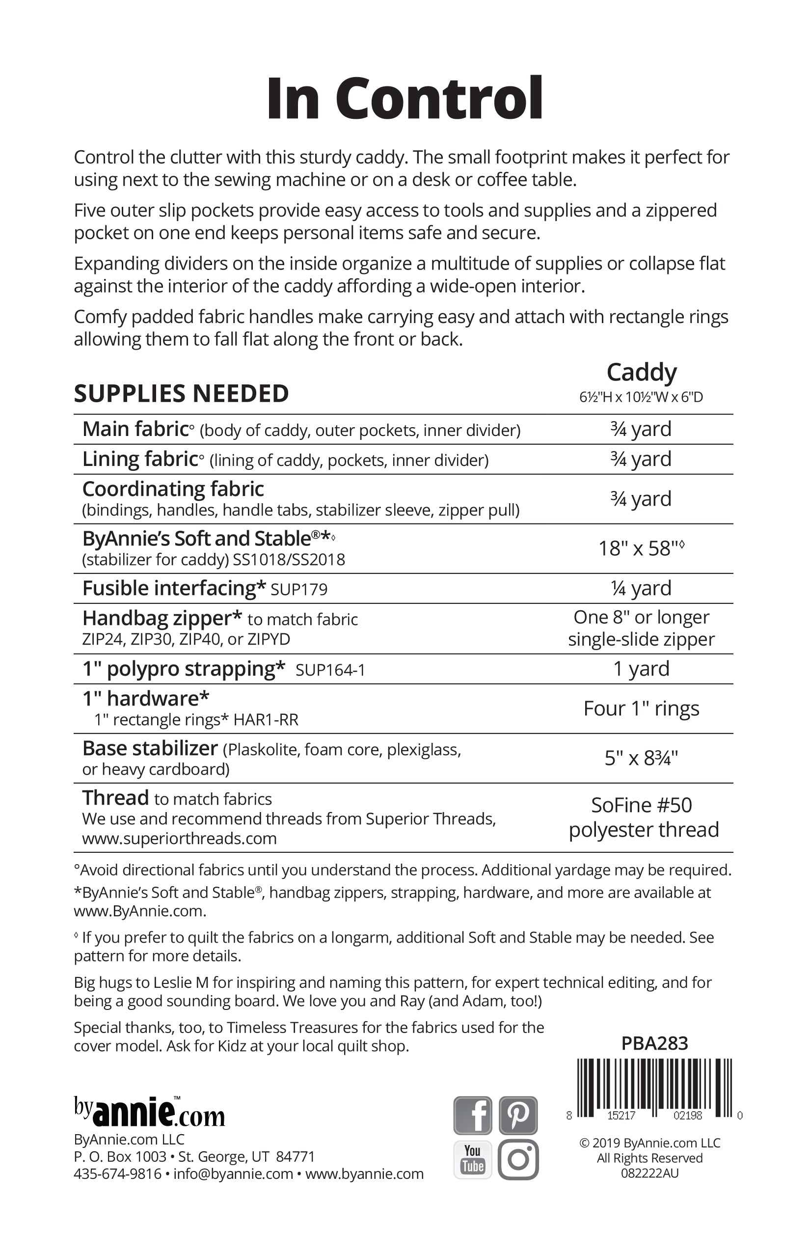 In Control - by Annie