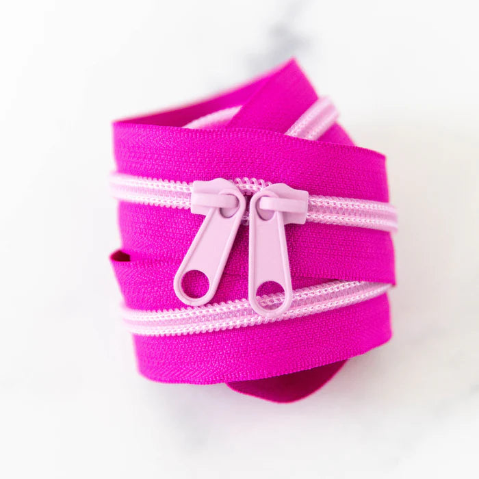 30" Zipper - Double Pull in JazzBerry