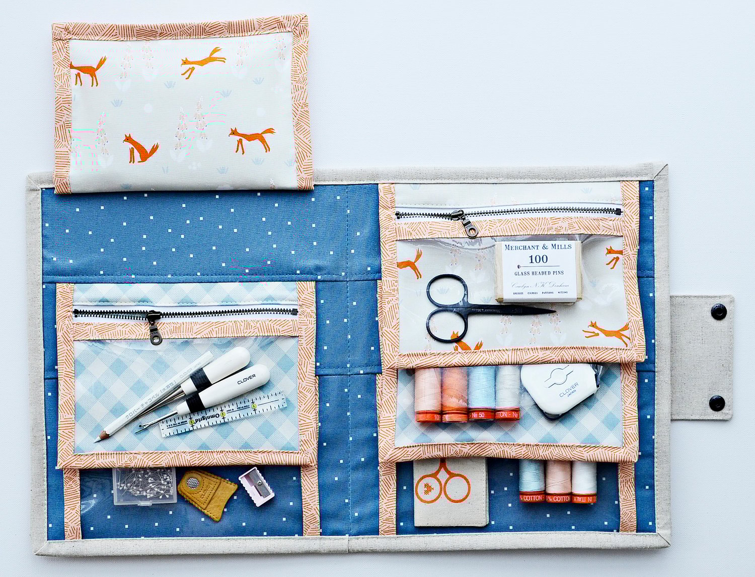 Flip Pocket Folio Paper Pattern