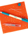 Mechanical Fabric Pencil Set - 0.9mm - White