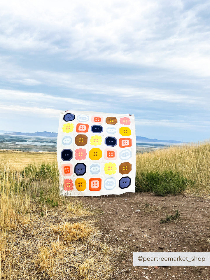 Buttoned Up Quilt Printed Pattern