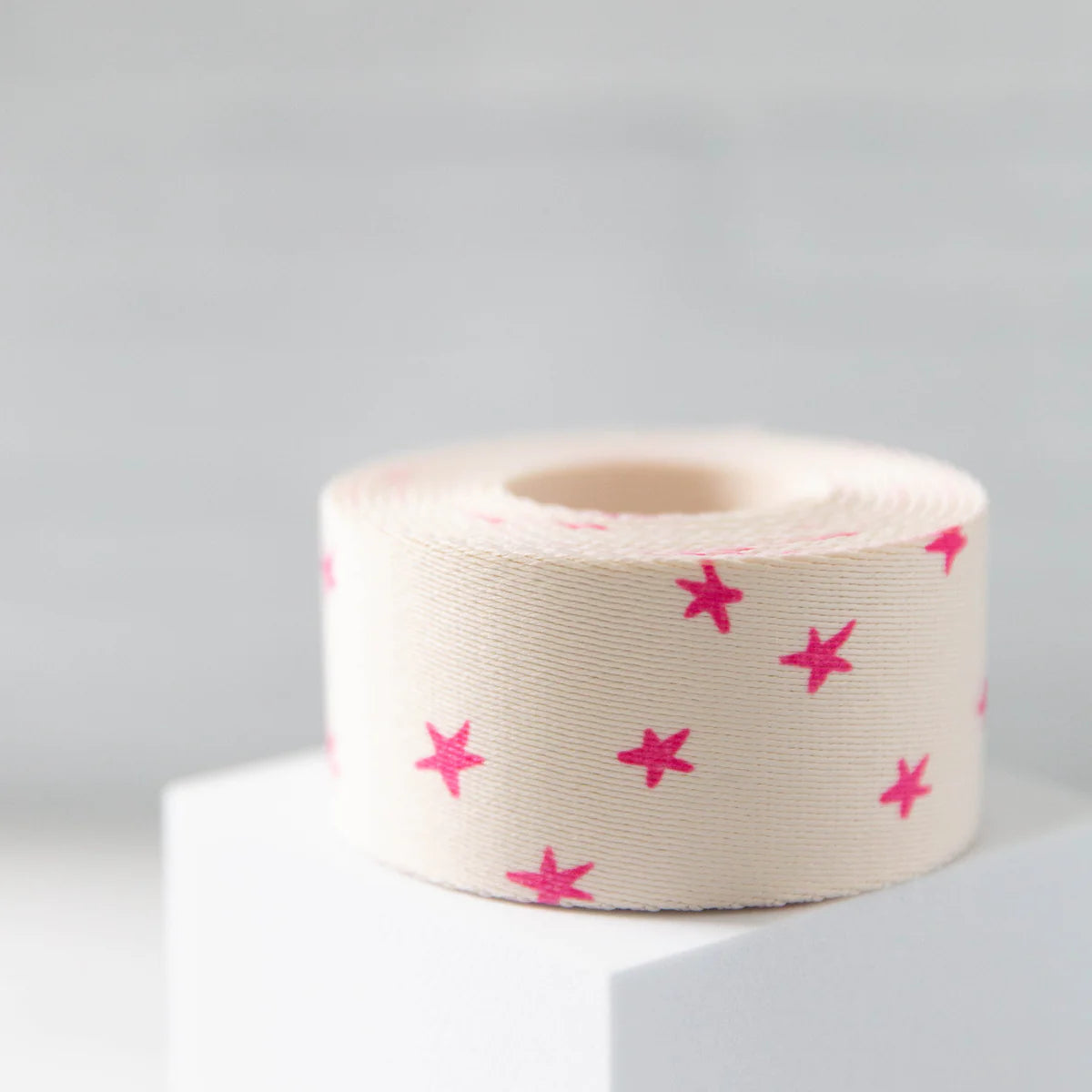 Starry Webbing in Natural in Pink - 1 1/2" - Alexia Abegg - PER QUARTER METRE / 10" CUT