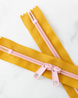 30" Zipper - Double Pull in Ochre